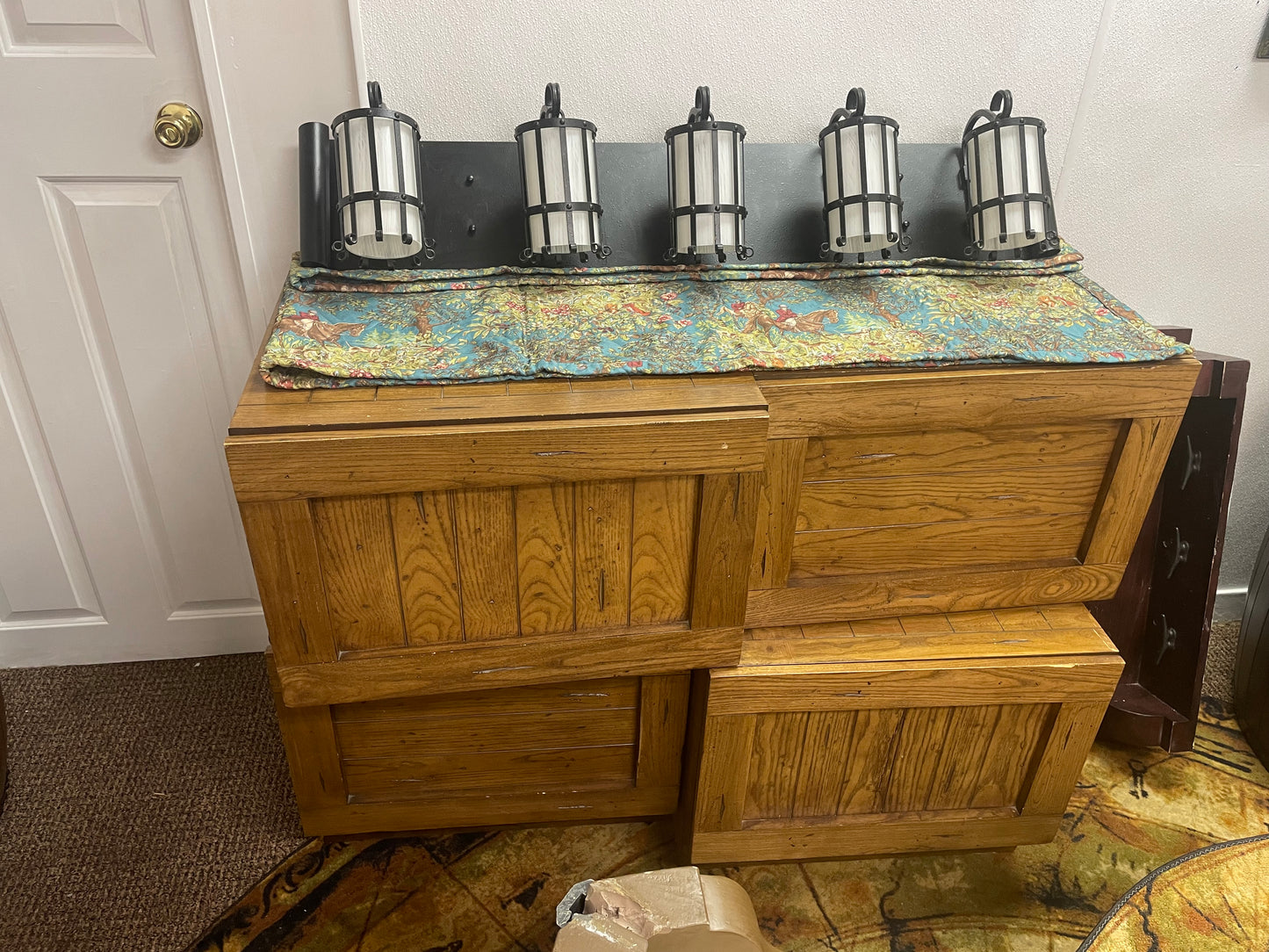 Pirates of Caribbean themed 4 East Indies Company Crate Dresser - Walt Disney World Caribbean Beach Resort Room