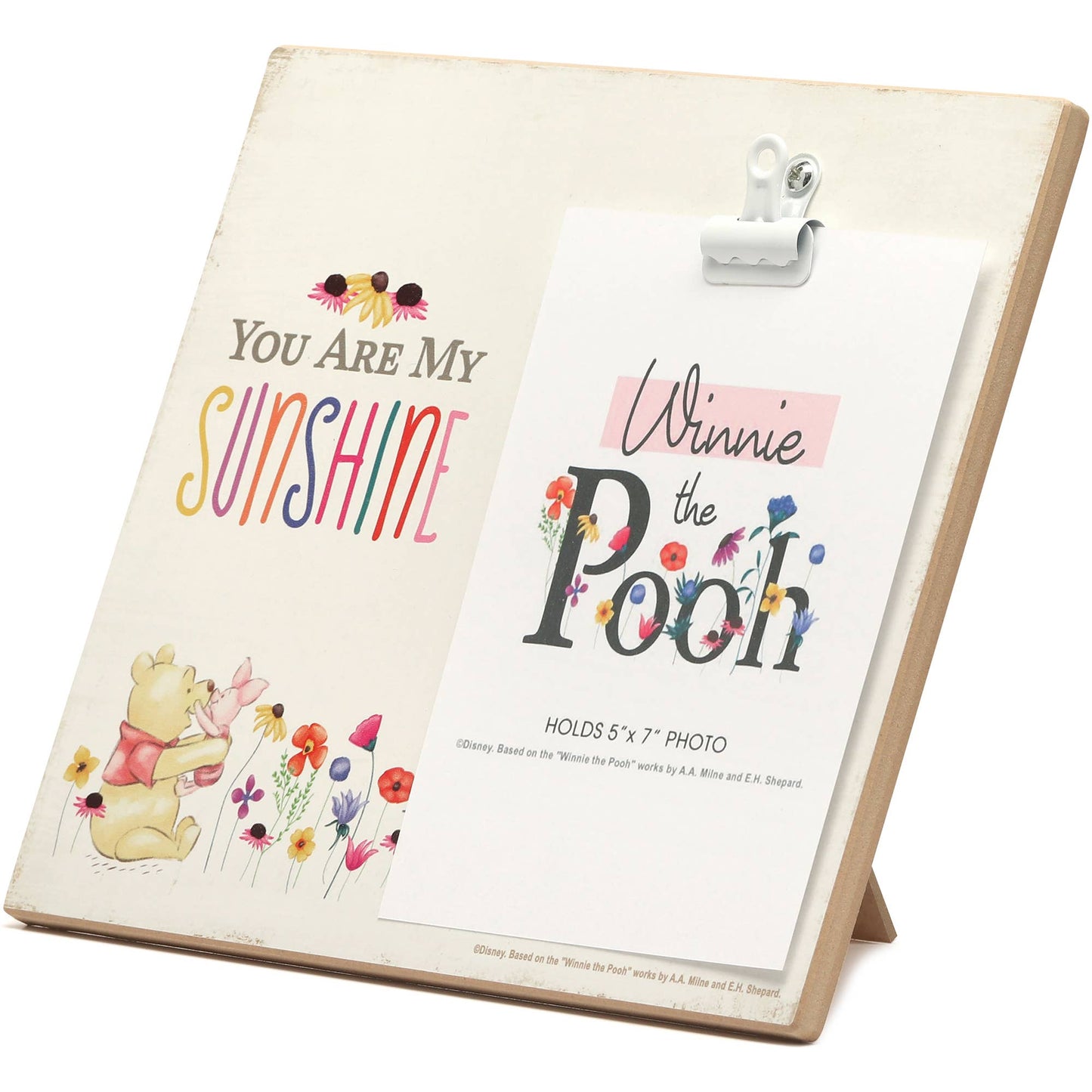 Disney Winnie The Pooh - You Are My Sunshine - Wood Photo Clip Frame