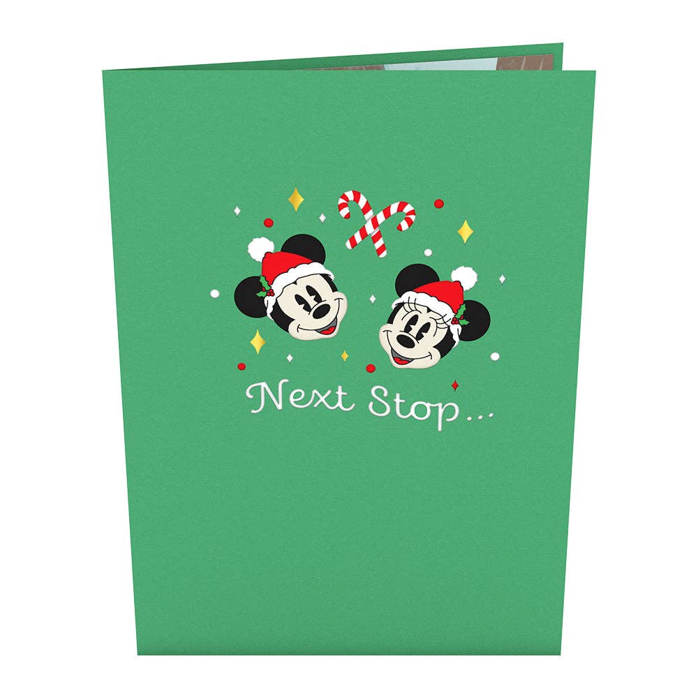 Disney's Mickey & Minnie Christmas Train 5''x7'' Card