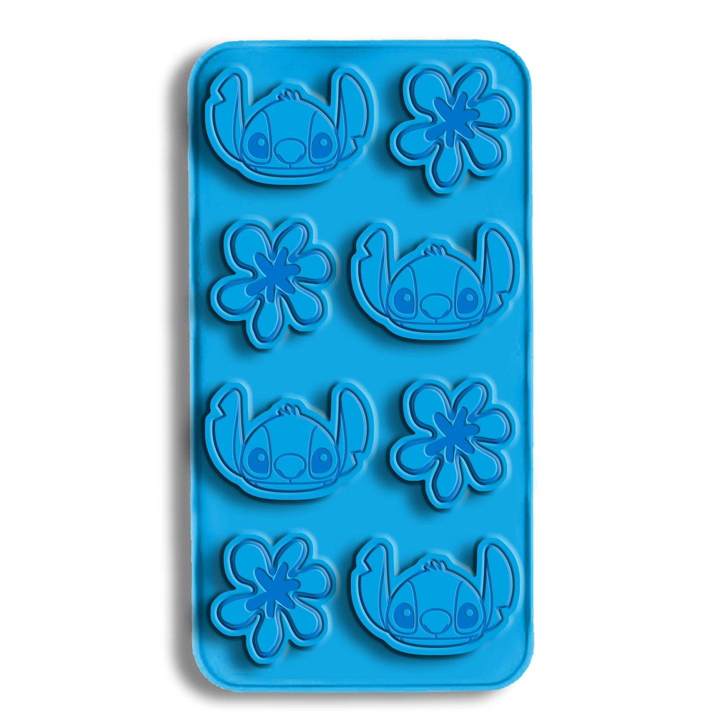 Lilo and Stitch Faces with Flowers Ice Cube Tray