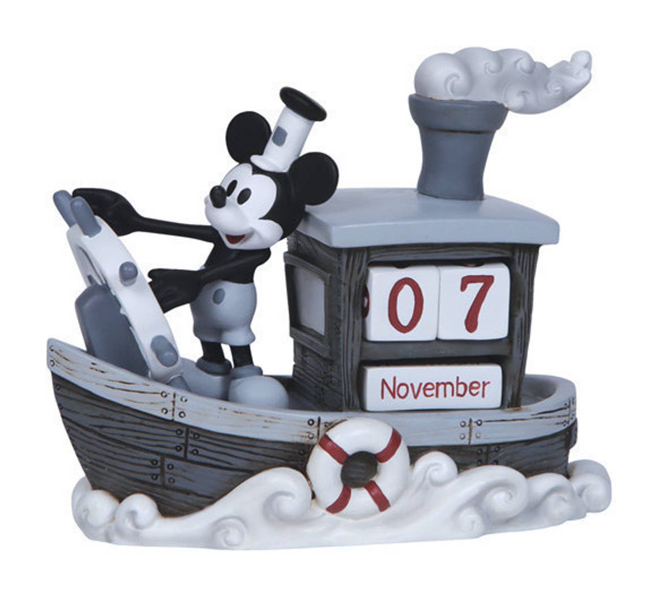 Disney Steamboat Mickey Calendar by Precious Moments