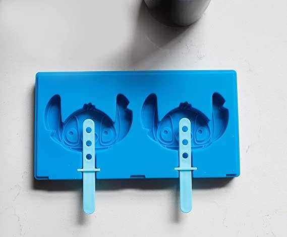 Lilo and Stitch Faces with Flowers Boxed 2pc Popsicle Maker
