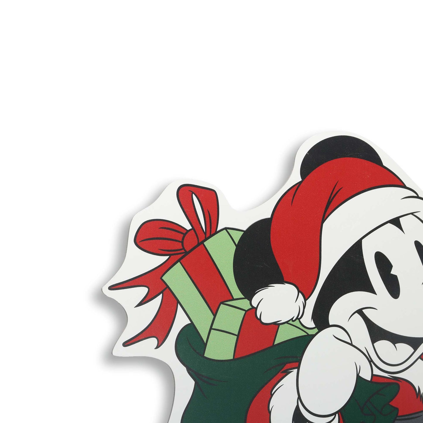 Disney Mickey Mouse Santa Christmas Metal Yard Stake