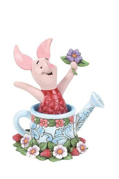 PIGLET in Watering Can "Picked For You" Jim Shore Disney Traditions - Winnie the Pooh