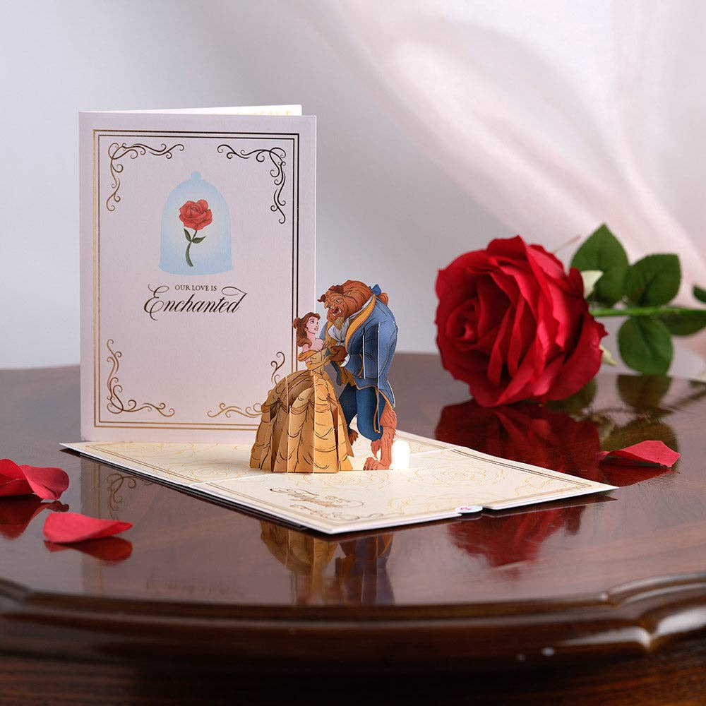 Disney's Beauty and The Beast Enchanted Love 5''x7'' Card