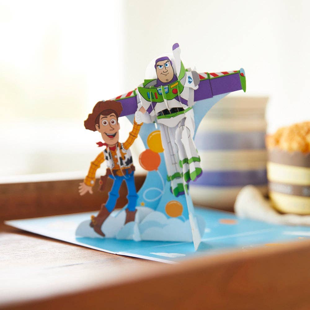 Disney's Toy Story Birthday 5''x7'' 3D Lovepop Card - Buzz Lightyear & Woody