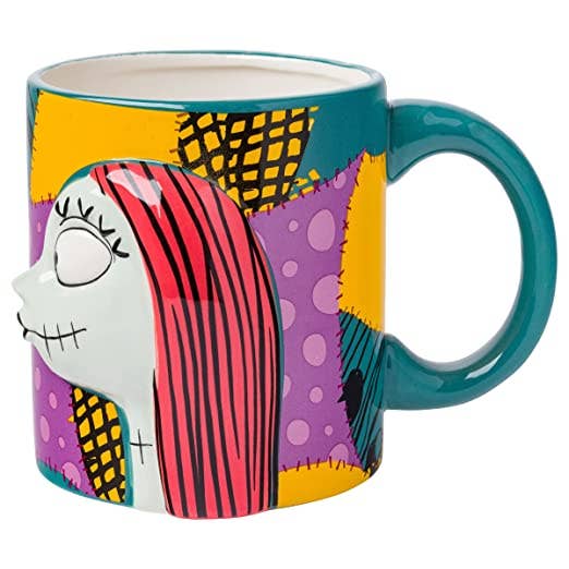 Nightmare Before Christmas 2 pc Sculpted Mug Set