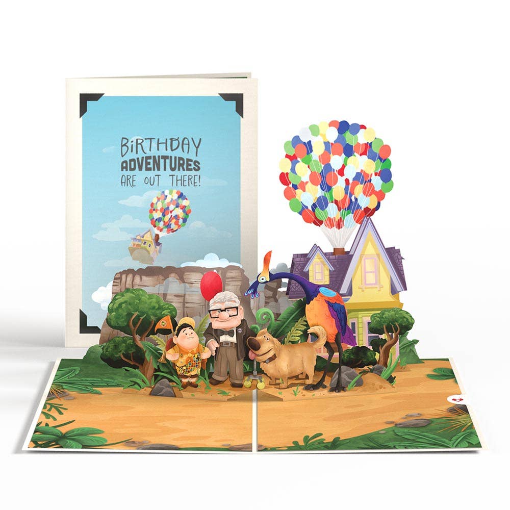 Disney and Pixar Up Birthday Adventures 5''x7'' Lovepop Card
