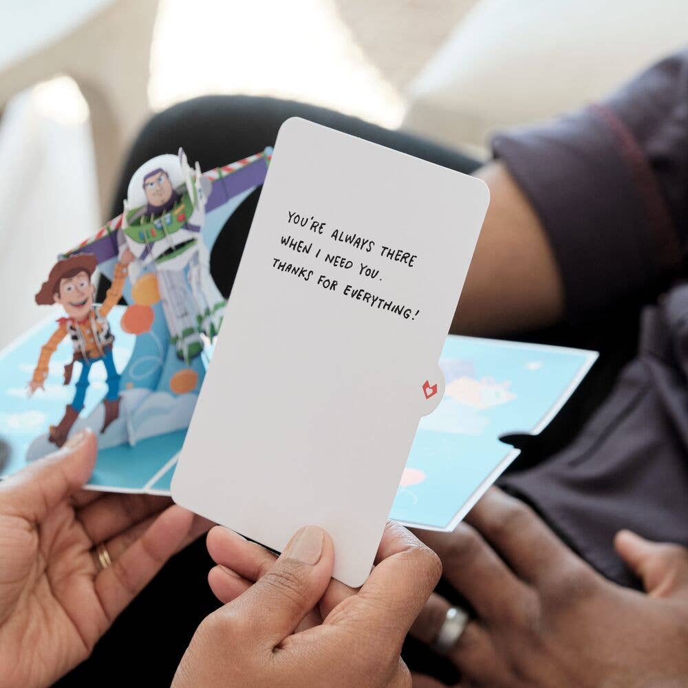 Disney's Toy Story Birthday 5''x7'' 3D Lovepop Card - Buzz Lightyear & Woody