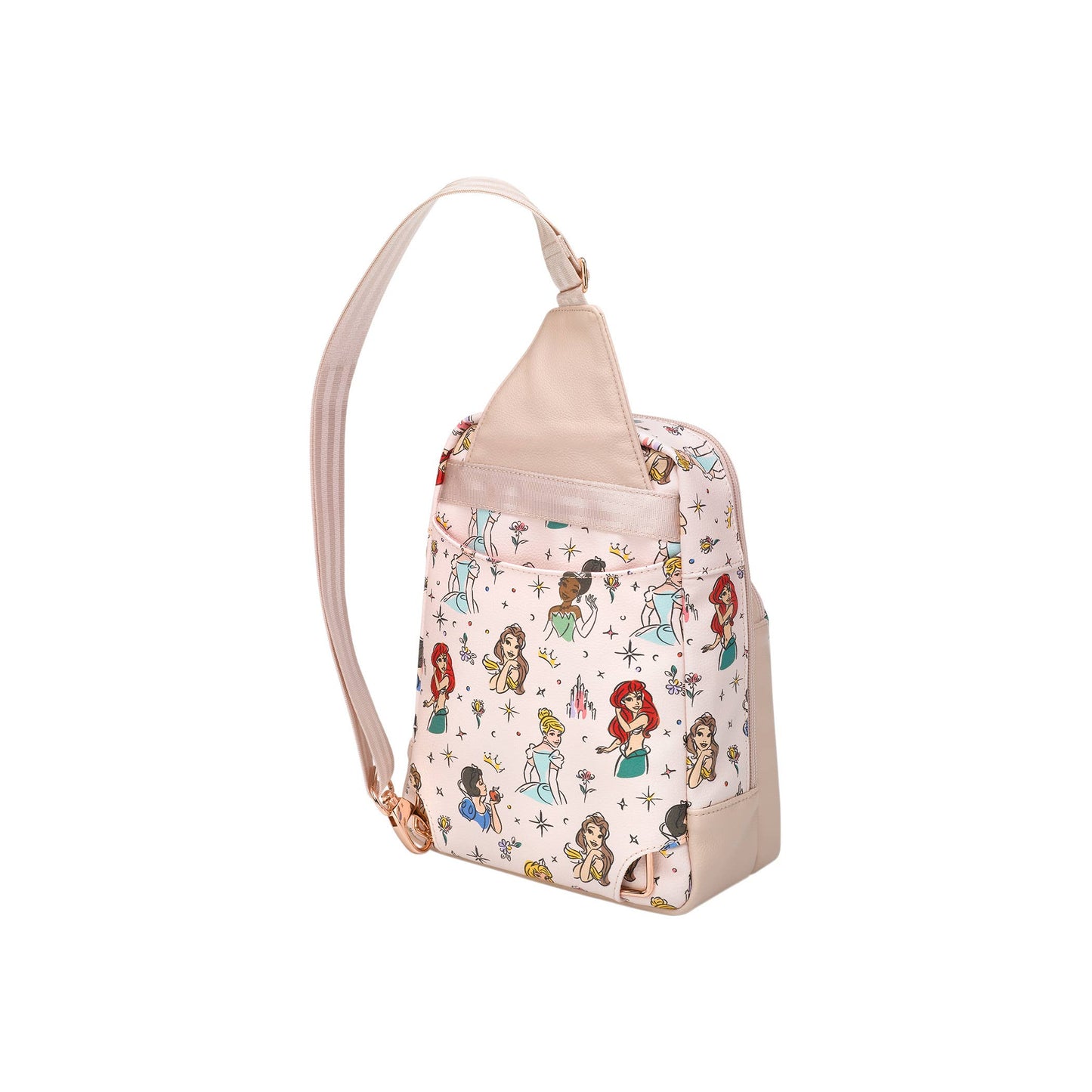 Disney Princess - CRISS-CROSS SLING Purse - Cinderella, Snow White, Ariel, Aurora