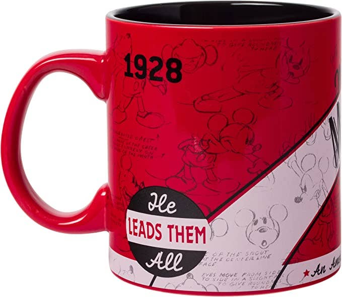 Disney Mickey Mouse Vintage Classic 20oz Ceramic Mug