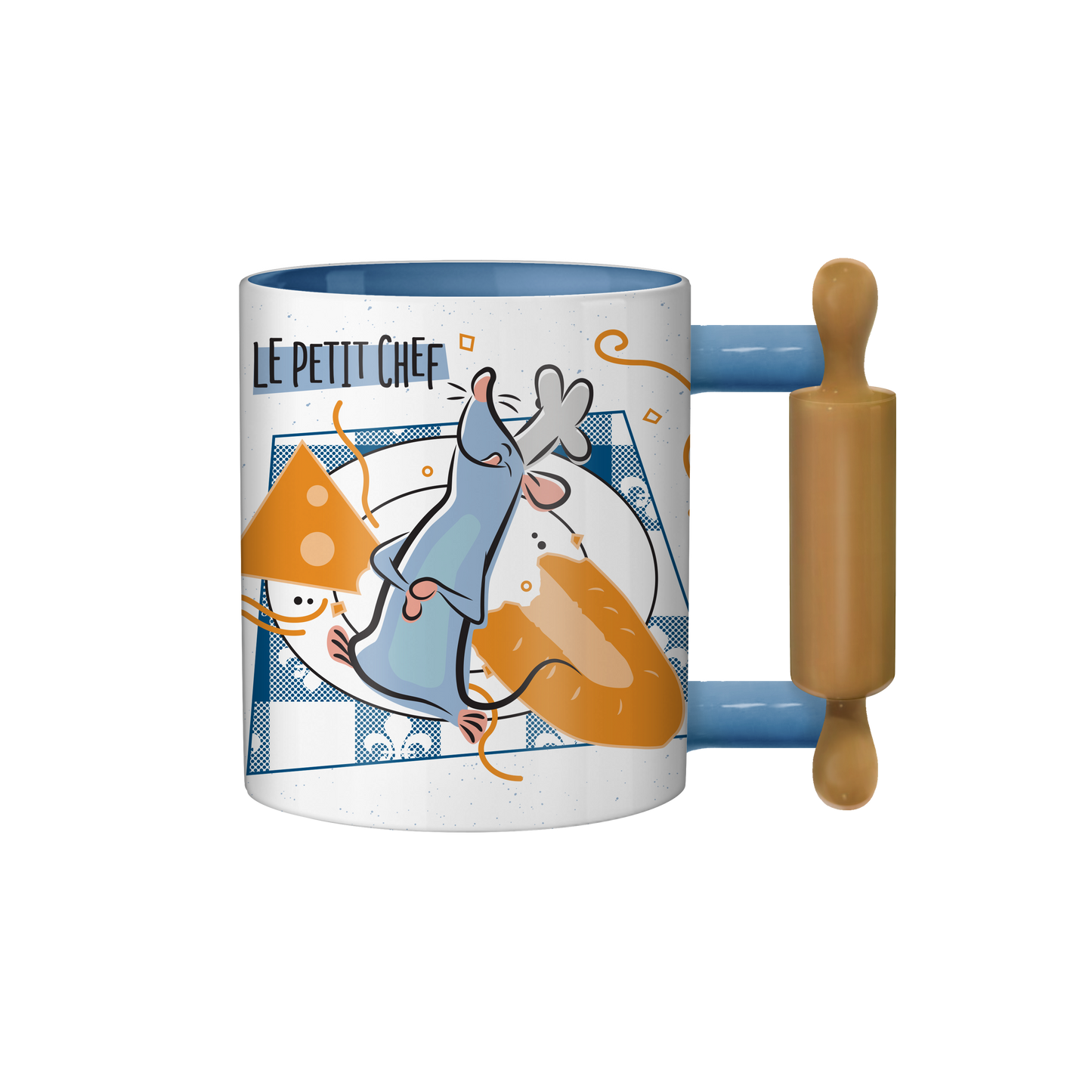 Ratatouille Little Chef 20oz. Shaped Handle Ceramic Mug