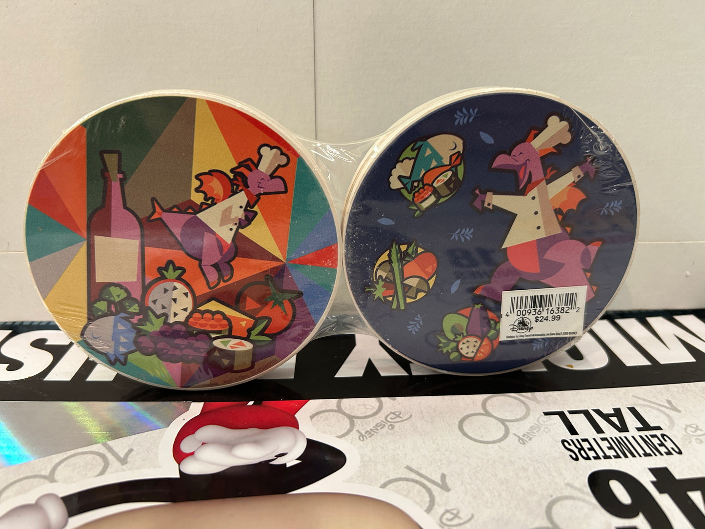 2021 EPCOT Food & Wine Festival Ceramic Coasters 4 Pack FIGMENT