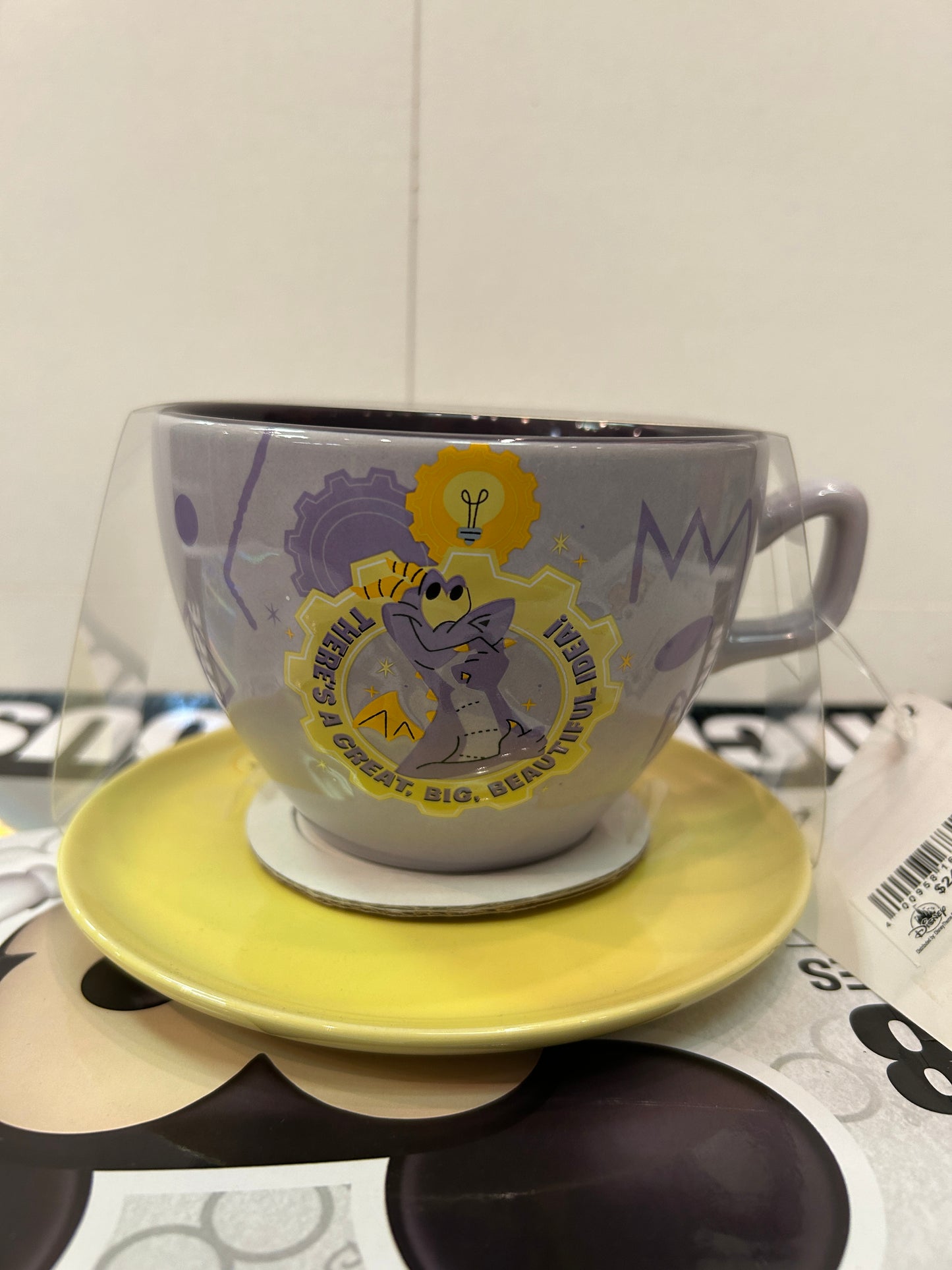 FIGMENT Epcot IMAGINATION - Cup & Saucer - Brand New