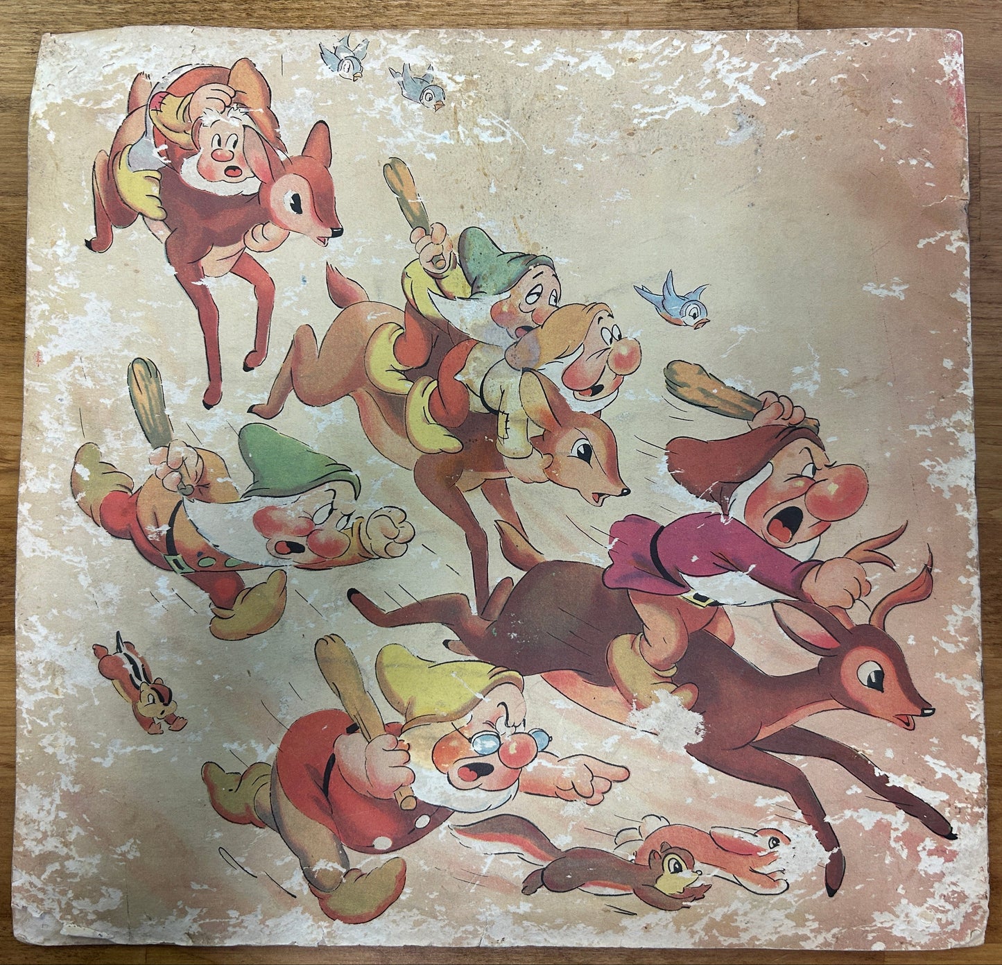 1938 Walt Disney's Famous SEVEN DWARFS Book - Snow White