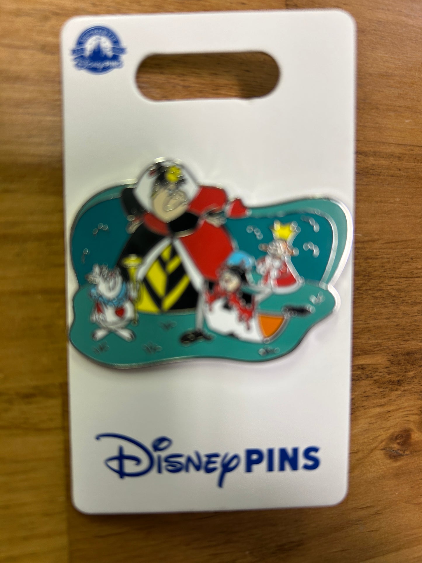 Queen of Hearts & White Rabbit Alice in Wonderland Disney Pin