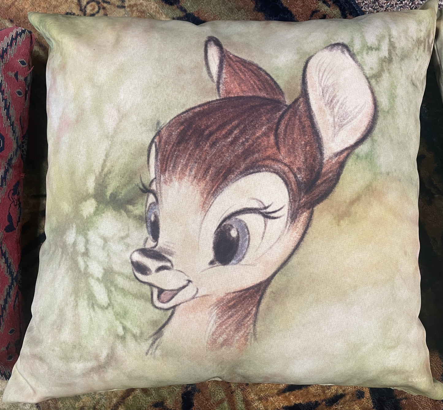 Bambi & Thumper Pillow Walt Disney World Wilderness Lodge Resort Boulder Ridge