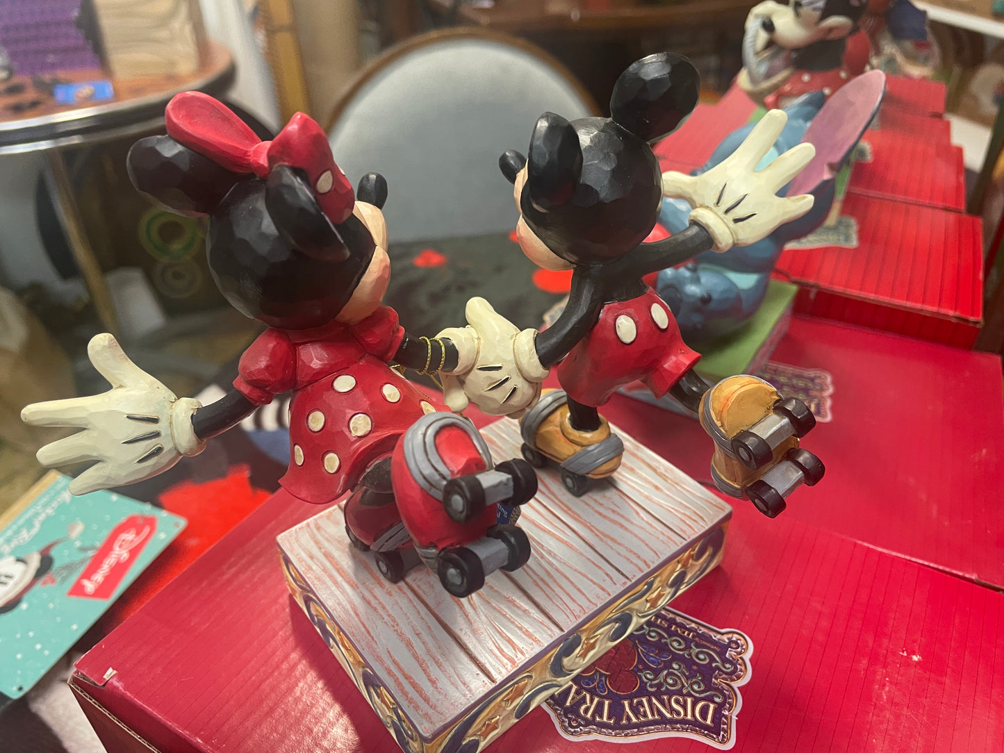 Mickey & Minnie Mouse "A Sweet Skate" - Jim Shore Disney Traditions