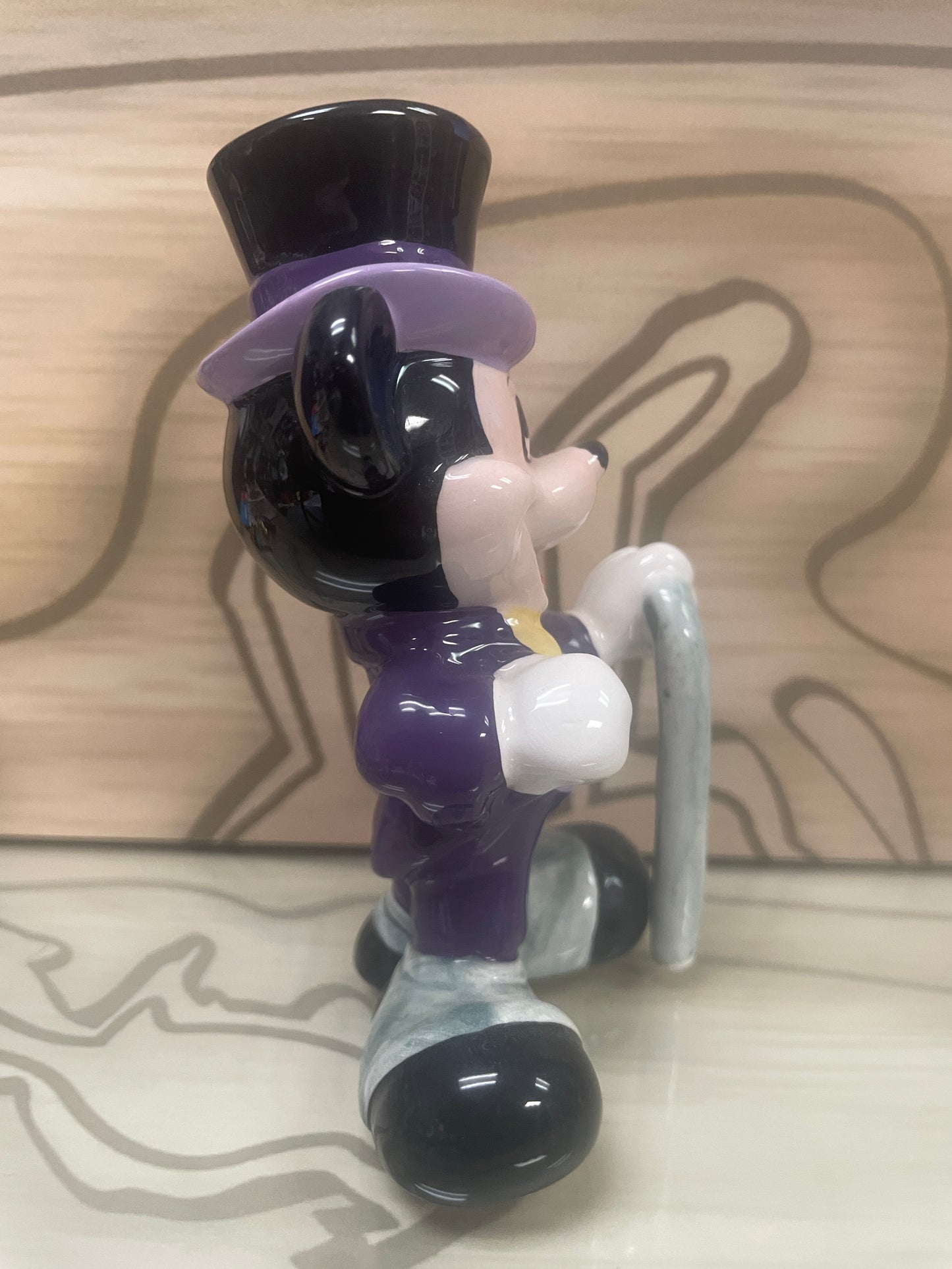 Mickey Mouse 4" Ceramic Statue / Figurine - In Tuxedo - From 1987