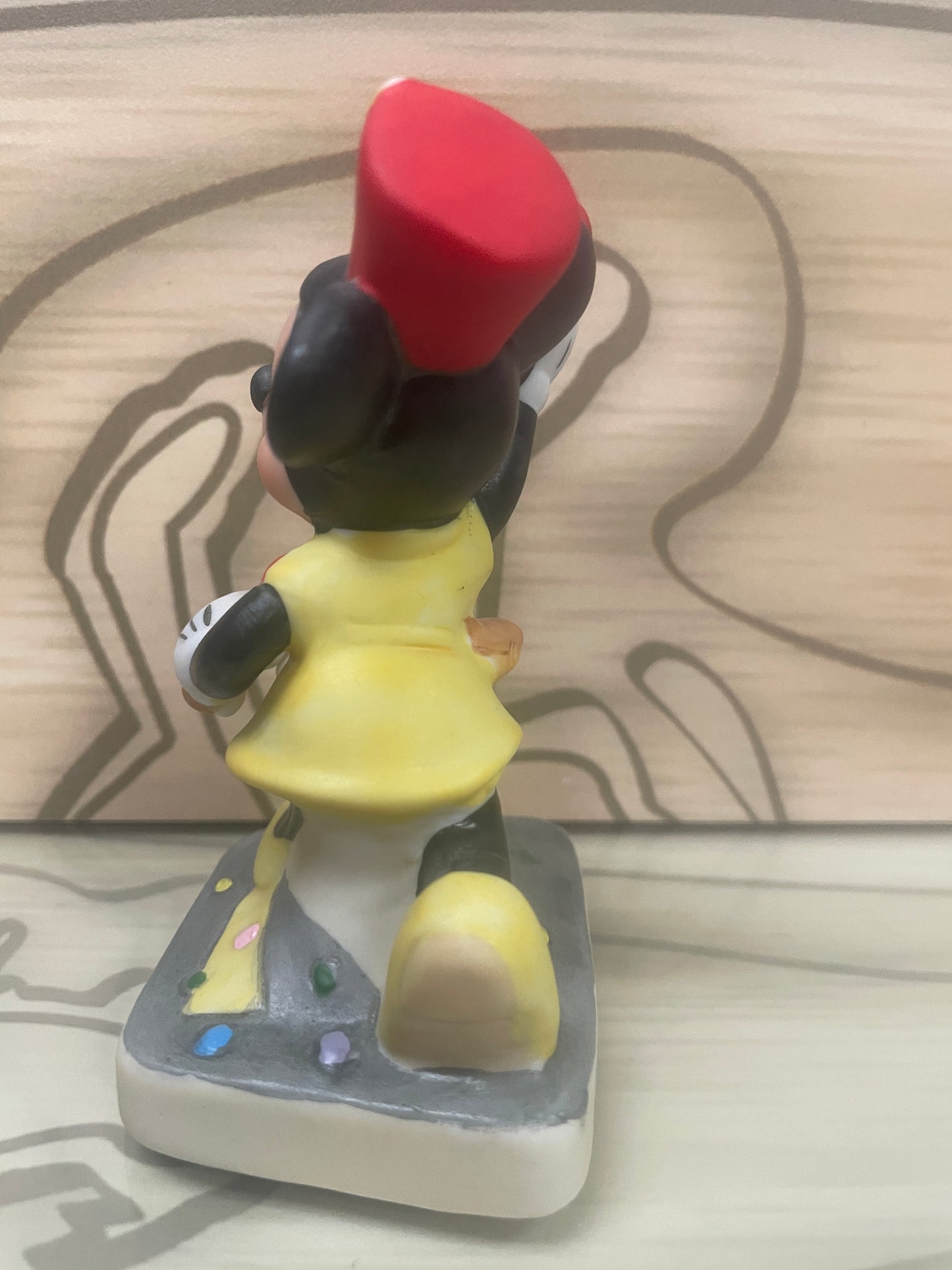 Minnie Mouse 4" Bisque Statue / Figurine - Playing Xylophone - Schmid