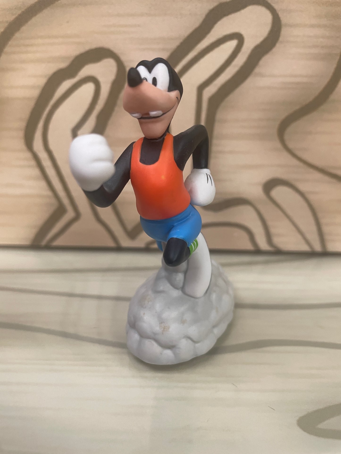 GOOFY - Bisque 3" Statue / Figurine - Running