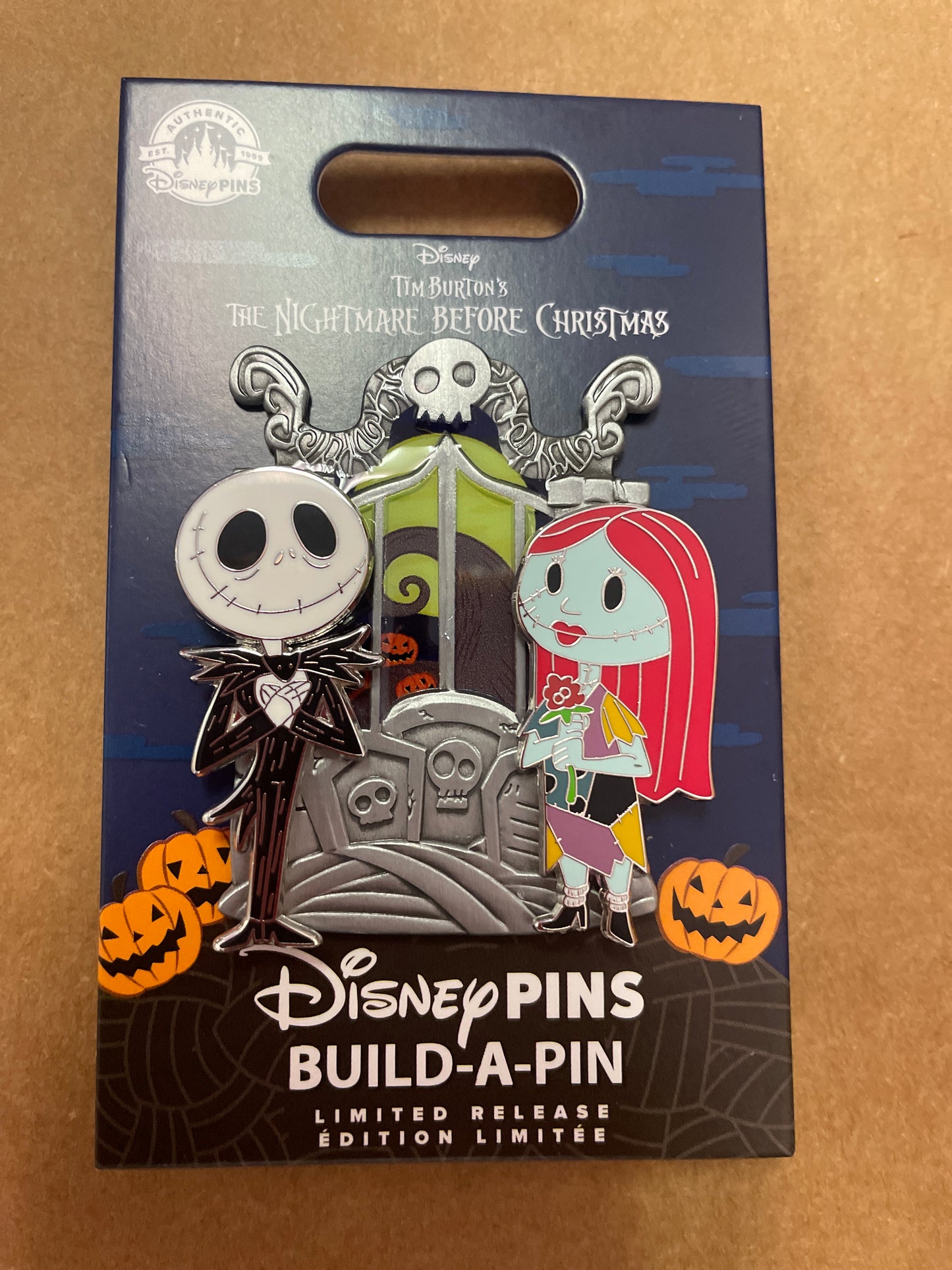 Jack & Sally BUILD-A-Pin Nightmare Before Christmas Disney Pin