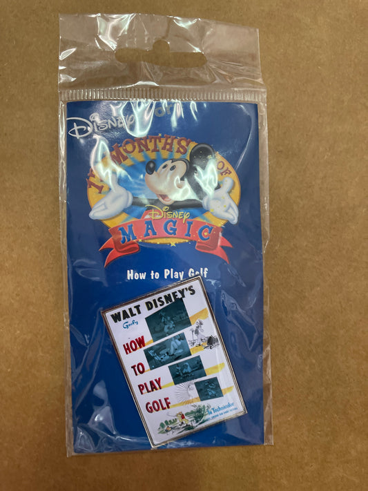 GOOFY Pin - How to Play Golf Cartoon Short Poster