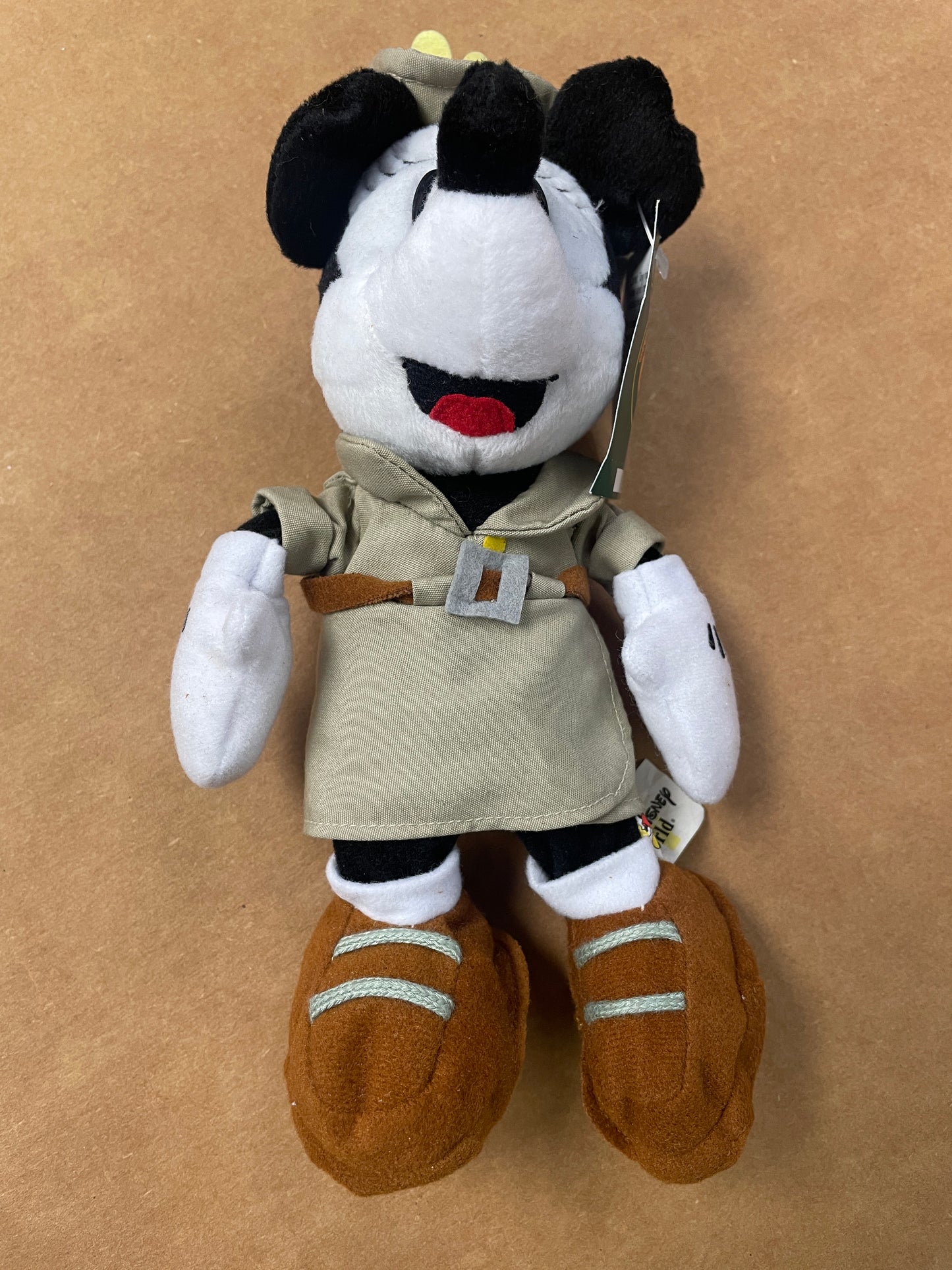 1999 Disneyana Convention - Minnie Mouse Safari Beanie Plush - New with Tag