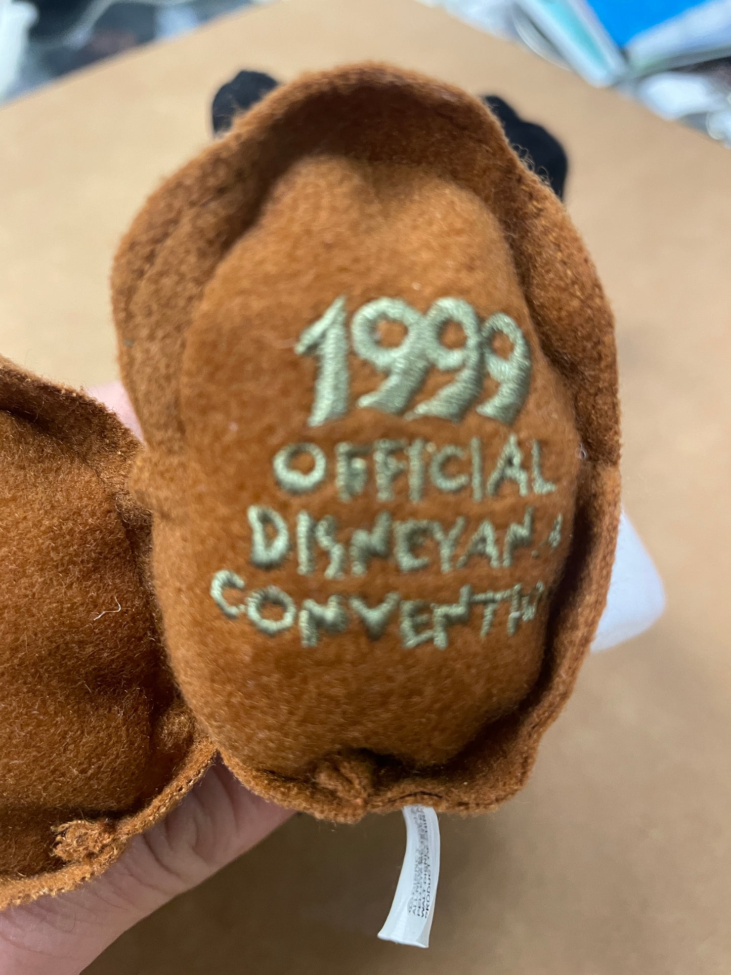 1999 Disneyana Convention - Minnie Mouse Safari Beanie Plush - New with Tag