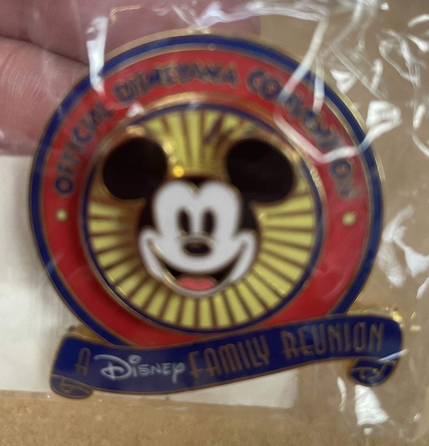 2001 Disneyana Convention - Mickey Mouse Family Union Logo PIN - DIsneyland