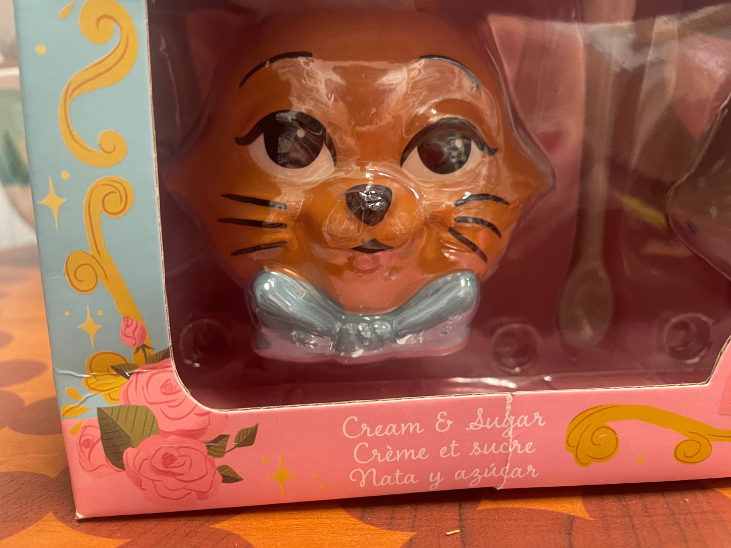 Aristocats Cream and Sugar Bowls - Toulouse & Berlioz