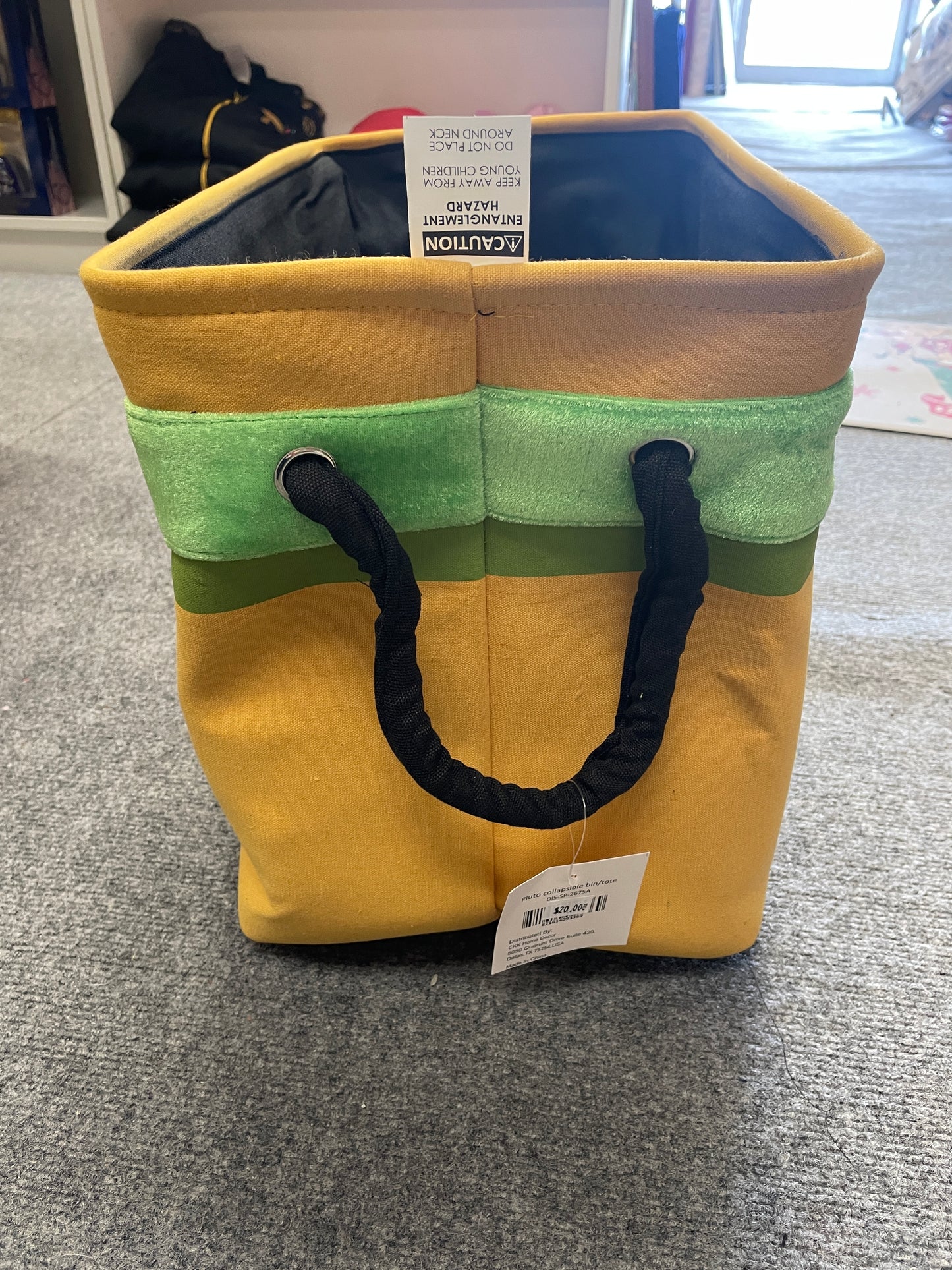PLUTO TOY BAG - Soft Material Storage Bag with Handles