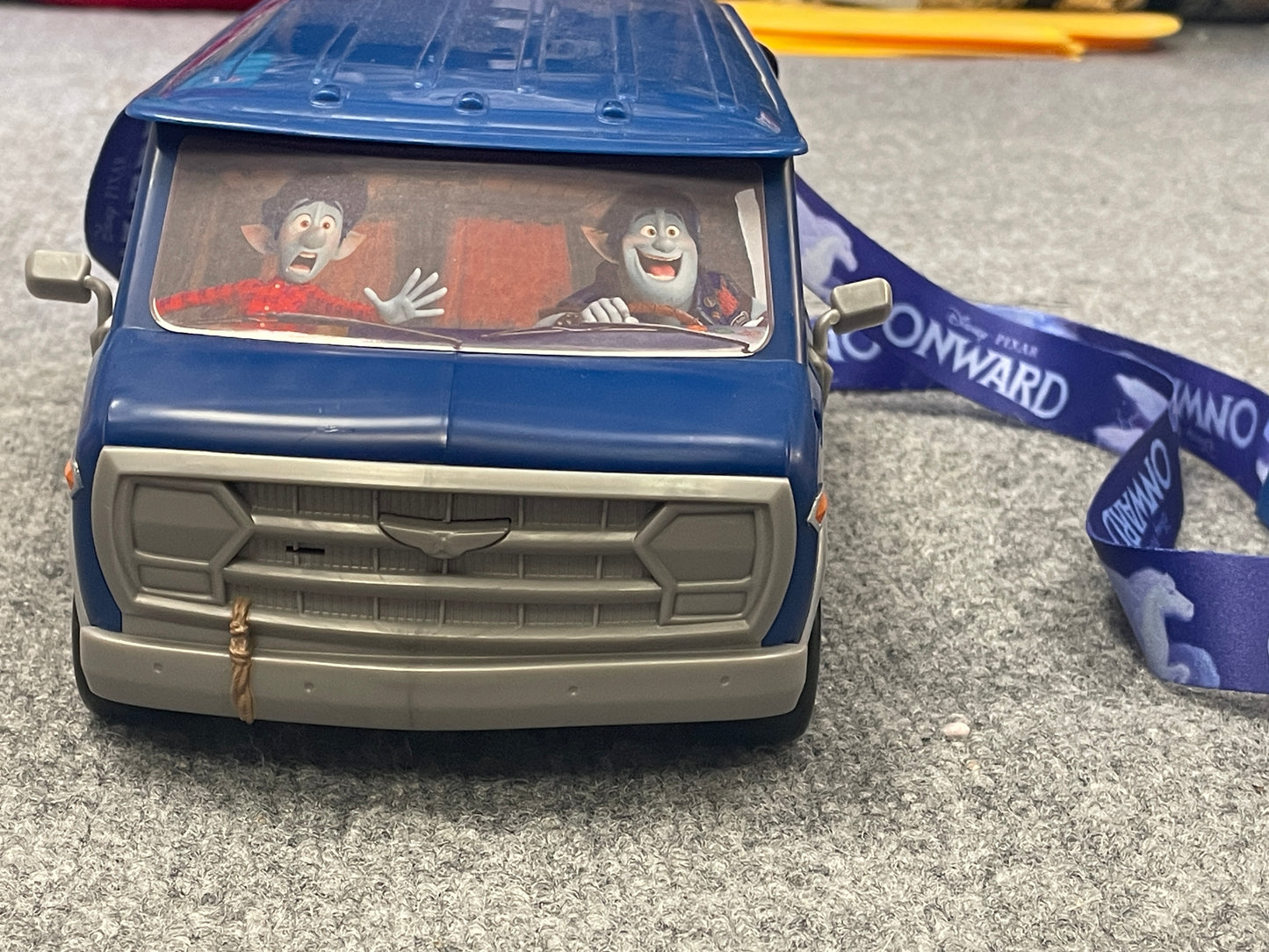 DISNEY ONWARD Popcorn Bucket shaped like a Van with Working Lights