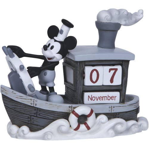 Disney Steamboat Mickey Calendar by Precious Moments