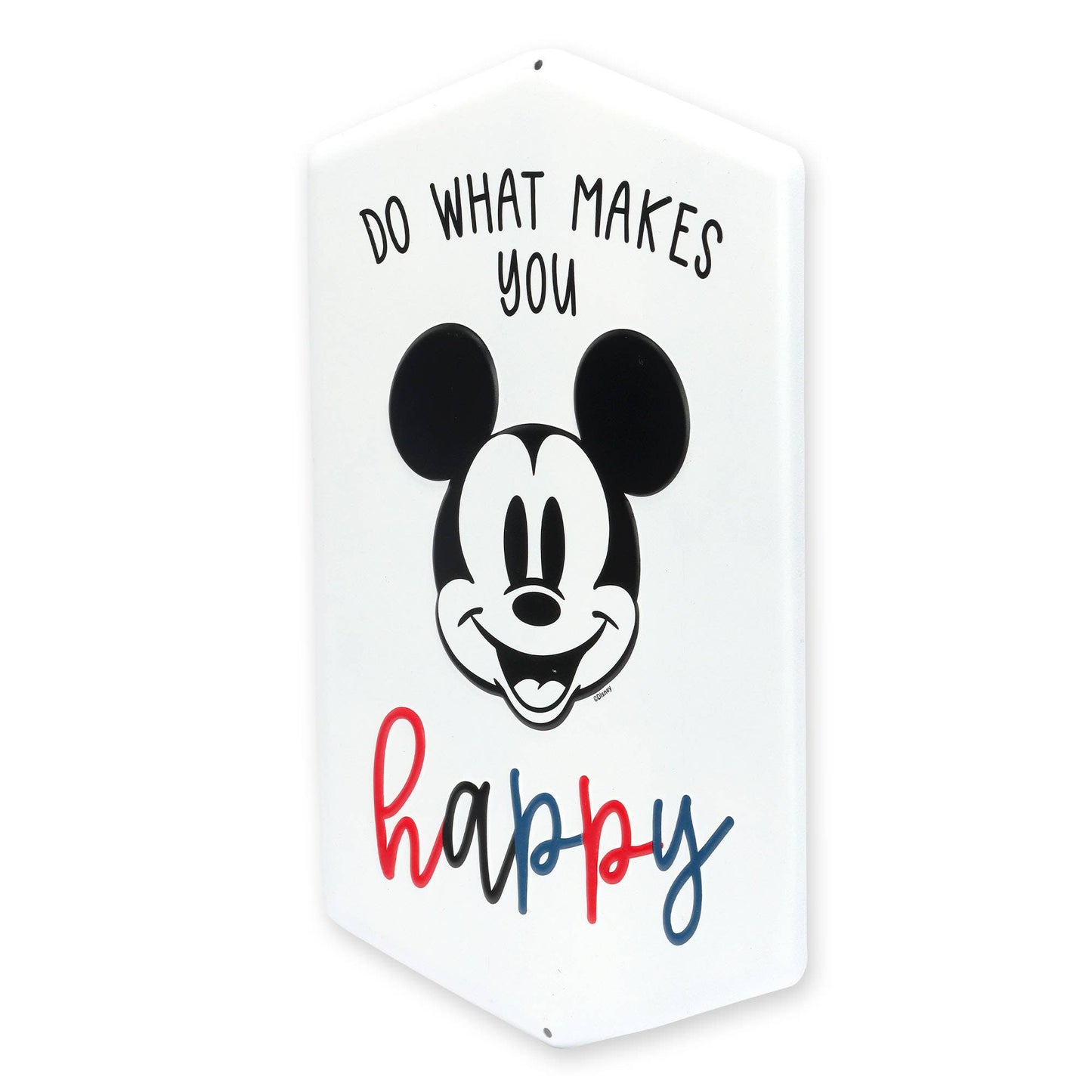 Disney Mickey Mouse Do What Makes You Happy Metal Sign