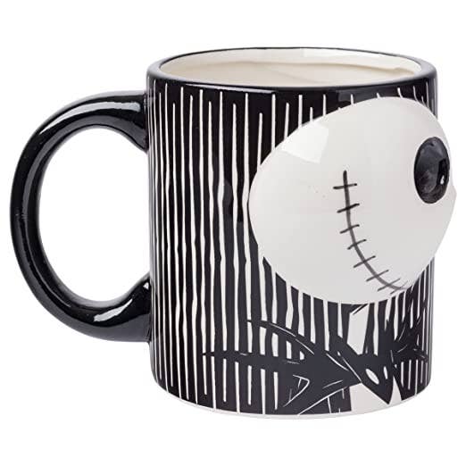 Nightmare Before Christmas 2 pc Sculpted Mug Set