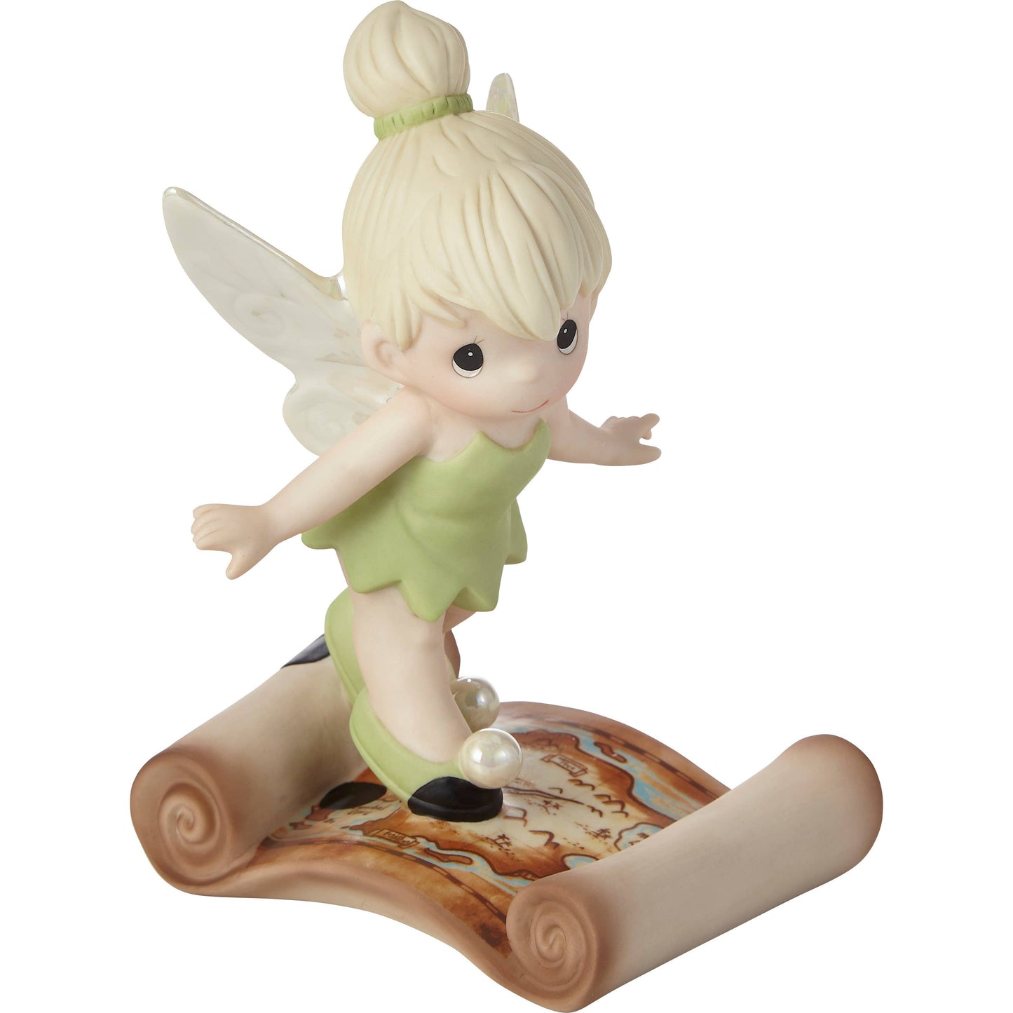 Disney Tinkerbell on Neverland Map Figurine by Precious Moments