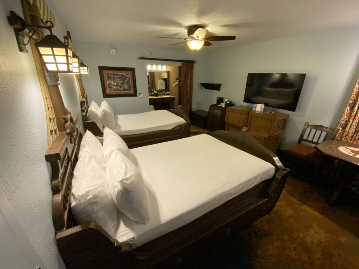Pirate Compass Themed Table & One Chair - Walt Disney World Caribbean Beach Resort Room