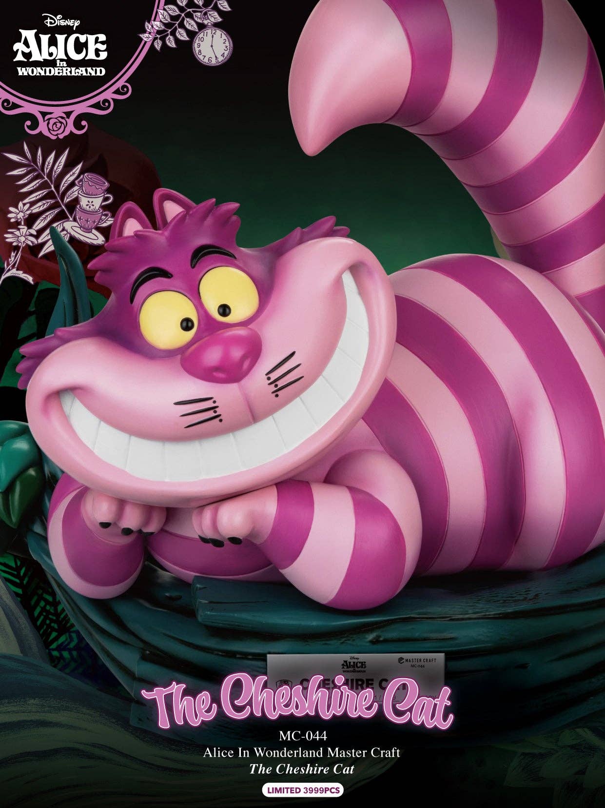 Alice In Wonderland Cheshire Cat Master Craft Table Top Statue