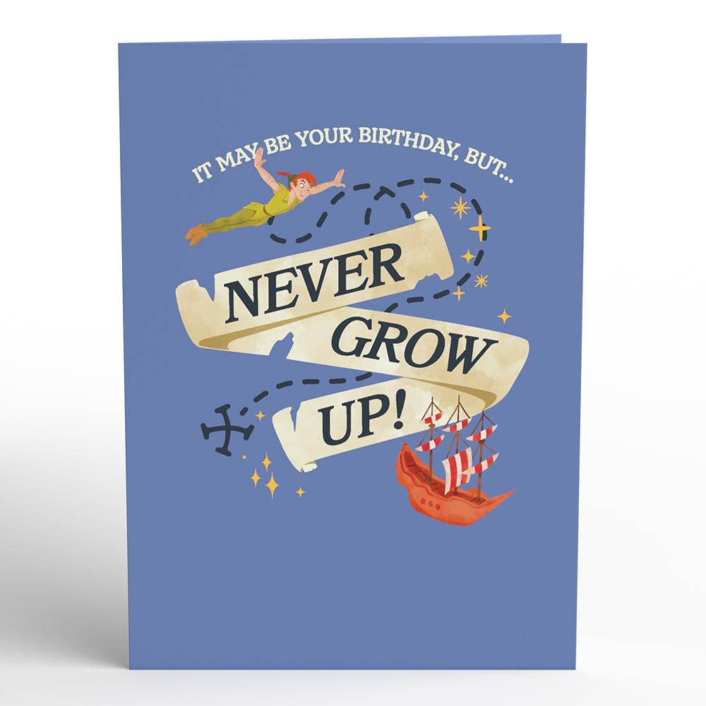 Disney's Peter Pan Neverland Birthday 5''x7'' Card