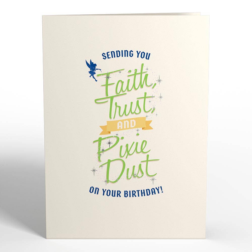 Disney's Tinker Bell Pixie Dust Birthday 5''x7'' 3D Lovepop Card
