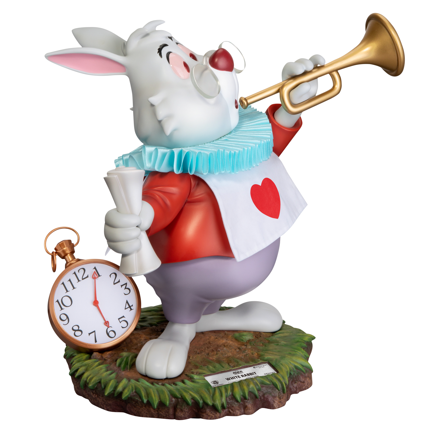 Alice In Wonderland Master Craft The White Rabbit Table Top Statue