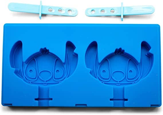 Lilo and Stitch Faces with Flowers Boxed 2pc Popsicle Maker