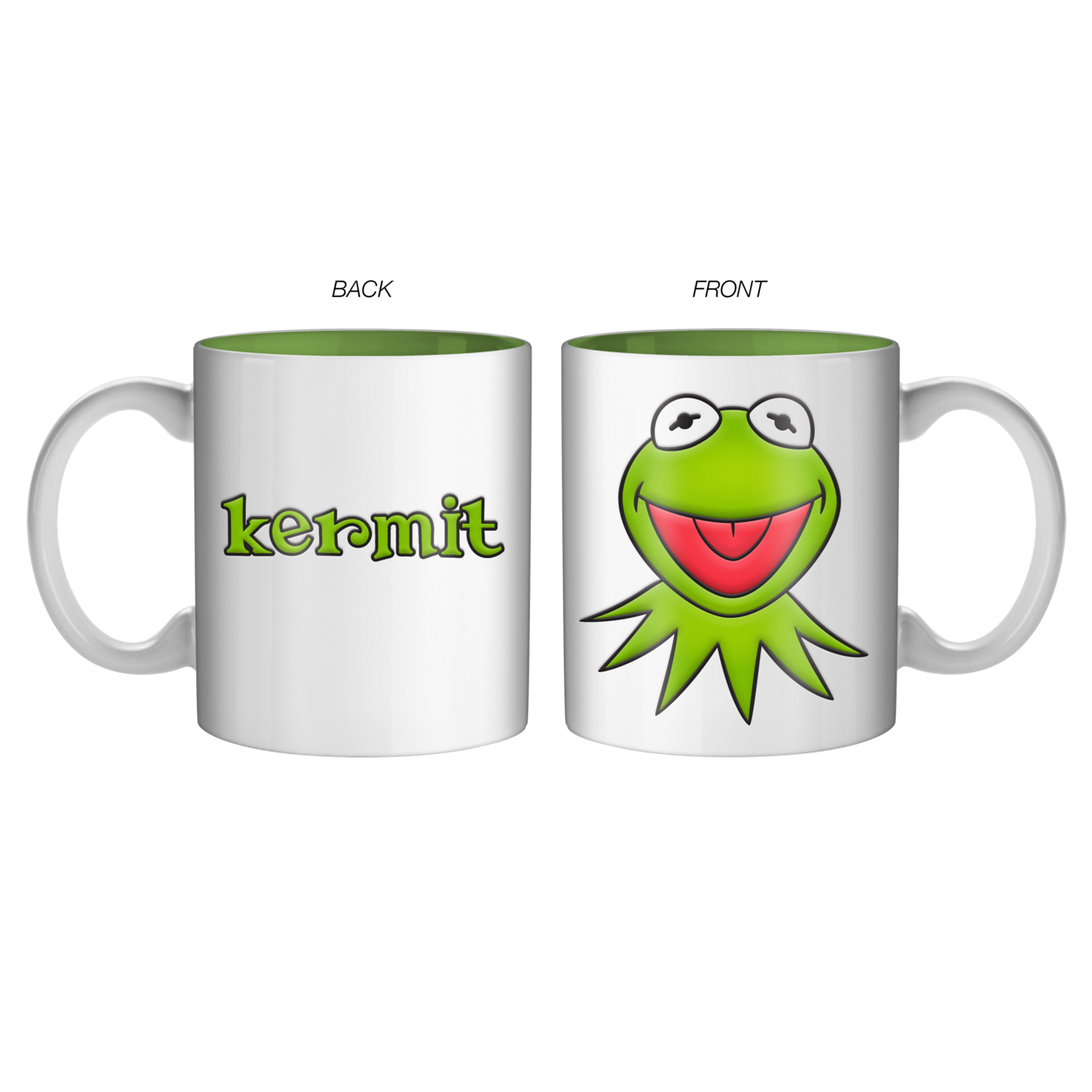 The Muppets Kermit Face 20oz Ceramic Mug