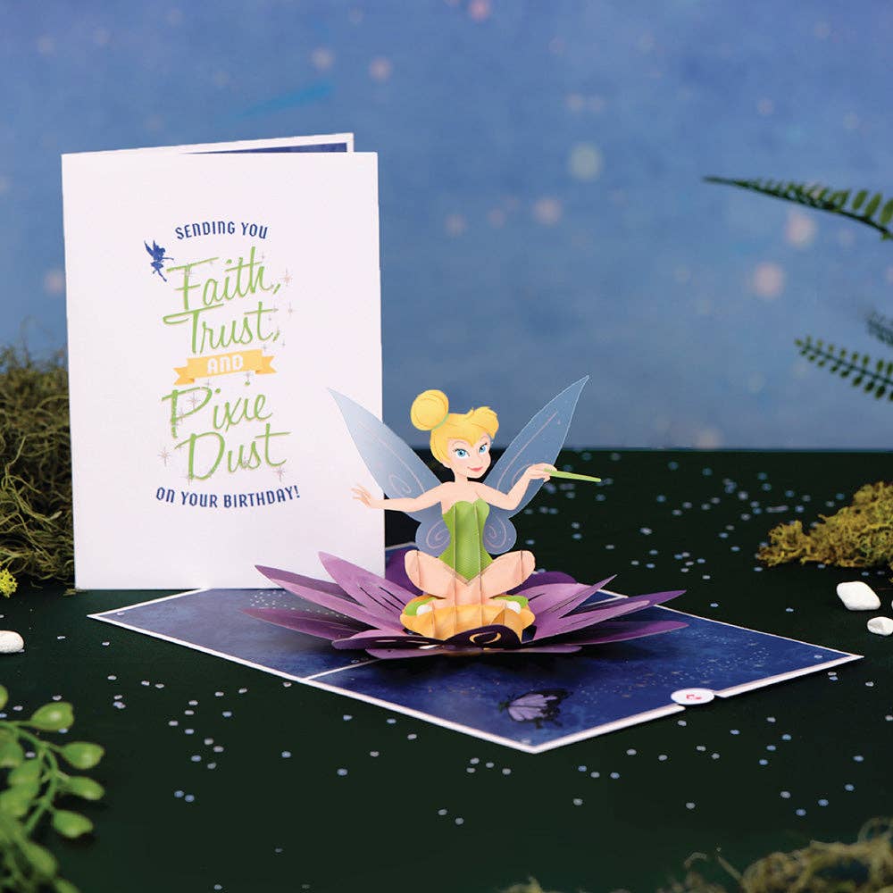 Disney's Tinker Bell Pixie Dust Birthday 5''x7'' 3D Lovepop Card