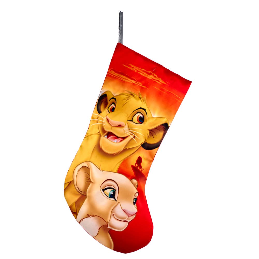 19" THE LION KING STOCKING - Simba & Nala