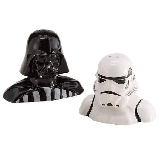 STAR WARS - Darth Vader & Stormtrooper Sculpted Salt & Pepper S&P Set