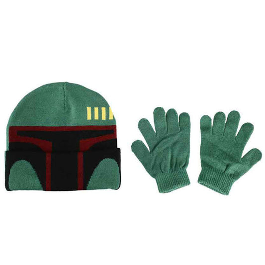 STAR WARS Boba Fett Youth Beanie & Gloves