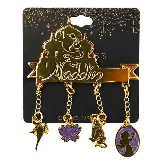 Aladdin Charmed Lapel Pin - Princess Jasmin & More