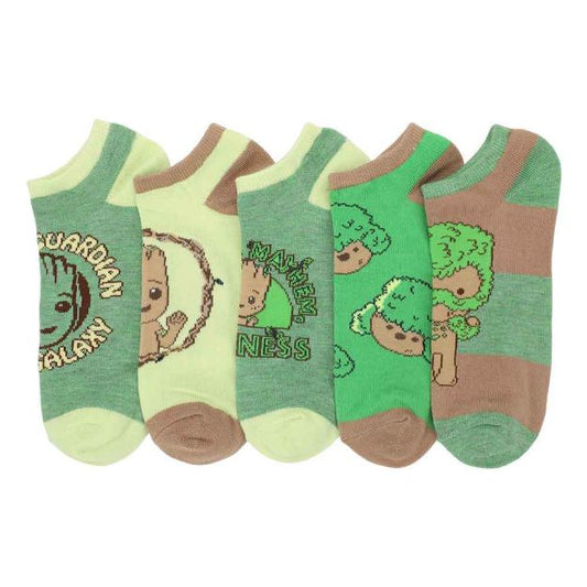 MARVEL - I Am Groot - 5 Pair of Ankle Socks